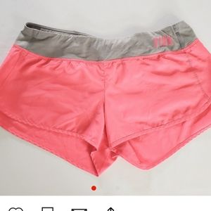 Vs pink lined athletic shorts XS